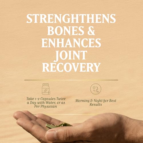 Image of Baidyanath TruSoul Hadjod 60 Veg Capsules | Strengthens Bones Naturally 7 Enhance Joint Recovery | For Bone Support, Wellness Capsules | Helps Joint Flexibility (Pack of 2)