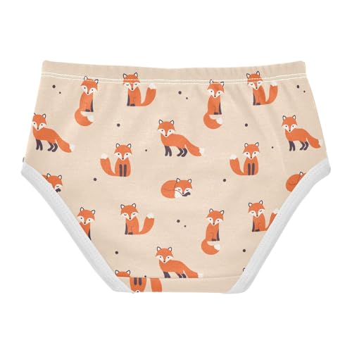 Girls' Underwear Fox Funny Cotton Stretch Comfort Toddler Panties2