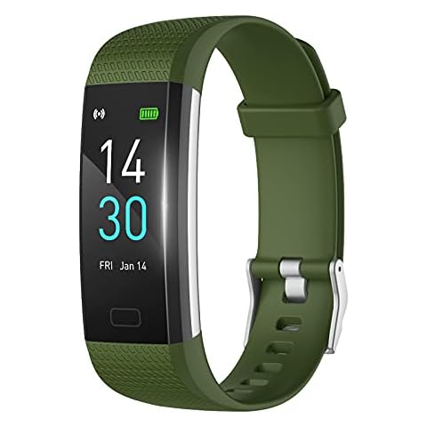 MicLee Damen Herren Smartwatch Fitness Armband Wasserdicht IP68 Farbbildschirm Fitness Uhr Fitness Tracker Aktivitätstracker Schrittzähler Sportuhr Anruf SMS Beachten Cover
