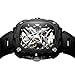 Ciga Design X051-BS01-W5B Men's Automatic Watch Series X Eye of Hours BK x Silver Bio Ceramic Genuine Product Black, Silver