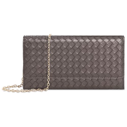 Image of U+U Small Crossbody Bags for Women, Cell Phone Purse Mini Clutch Bag with Removable Chain, Card Slots - Lightweight Purse
