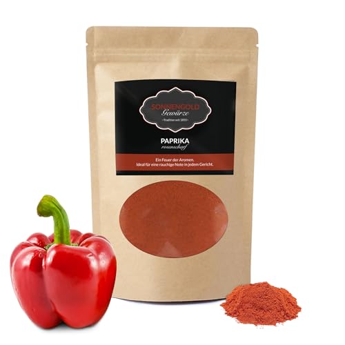 Sonnengold Especias – 350 g de pimientos picantes de España – Ardiente e intenso – 100-120ASTA – Calidad magistral desde 1855 – Empaquetado a mano en embalaje respetuoso con el medio ambiente