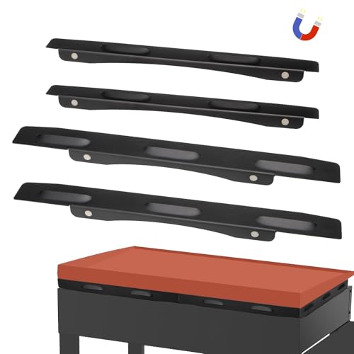 Wind Guards for 36'' Griddle, Blackstone Griddle Accessories, Protect Flame, Hold Heat, Save Gas, Fit with Blackstone Grill Accessories, Black, Stainless Steel