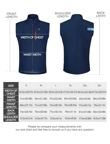 Image of Men's Windproof Vest Lightweight Casual Fleece-lined Softshell Sleeveless Jacket for Travel Hiking Running Golf
