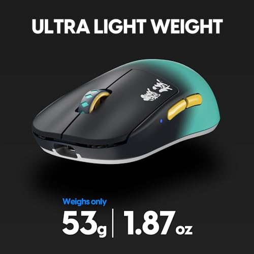 Image of Pulsar Gaming Gears [Pulsar x Demon Slayer X2H Mini Wireless Gaming Mouse, Ultra Lightweight Collectible Mouse, Symmetrical PC Mac Computer Mice, Optical Switch, 2.4 Ghz 1 ms (Superglide Included)