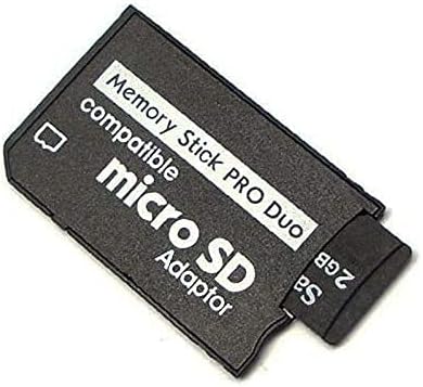 FunDisc Micro SD SDHC Memory Card To Memory Stick MS PRO DUO Adapter For Sony Cyber shot Camera, Sony PlayStation PSP 1000 2000 3000 E1000 3001 3003 By UkMobileAccessories