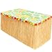 GIFTEXPRESS 9 feet X29 Luau Grass Table Skirt, Hawaiian Luau Libiscus Table Skirt for Hawaiian Party, Luau Party Supplies, Luau Party Decorations, Moana Birthday Party (Natural Hay Grass)