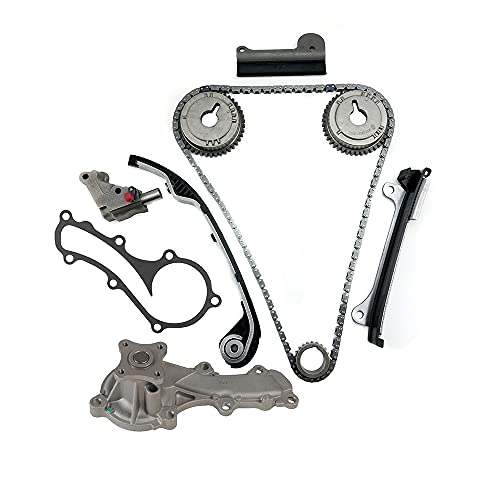 WINBEST Timing Chain Kit with Water Pump Compatible with Nissan - 2000-2006 Sentra 1.8L 1809CC L4 GAS DOHC, (16 VALVE), Eng. Code