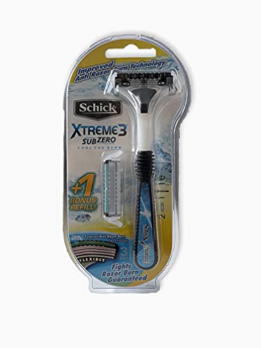 Schick Xtreme3 Razor, Sub Zero Cool the Burn, 1 each