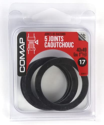 5 Joints caoutchouc, eau chaude 40 x 49. 90°C 40b Cover