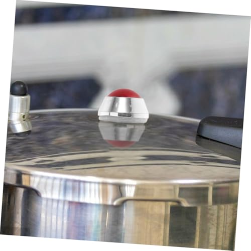 Válvula de seguridad para olla a presión ORFOFE, válvula limitadora de presión con cabeza roja, repuesto resistente compatible con múltiples modelos miniatura 5