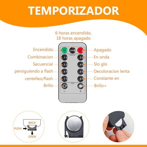 Encuentra reviews de Luces Navideñas LED los más recomendados. 9 Imagen adicional