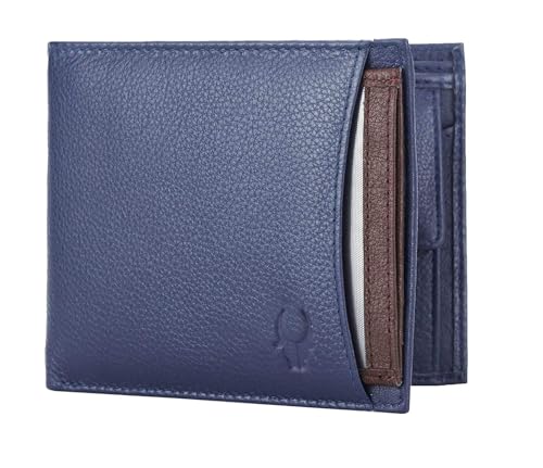 Image of WildHorn Leather Wallet for Men I Ultra Strong Stitching I 2 Currency Compartments