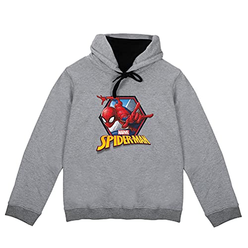 Image of Spiderman by Wear Your Mind Spiderman Solid Sweatshirt with Hood