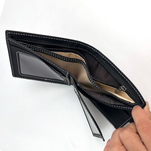 Versatile Compact Wallet, Vintage Portable Cowhide Leather Card Holder Wallet, Multi-Functional Front Pocket Wallet for Travel or Everyday Use4