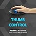 Kensington TB450 Wireless Trackball Mouse, Bluetooth LE & 2.4GHz Connection, 4 DPI Options, Connect up to 3 Devices (K72194WW), Black-Blue