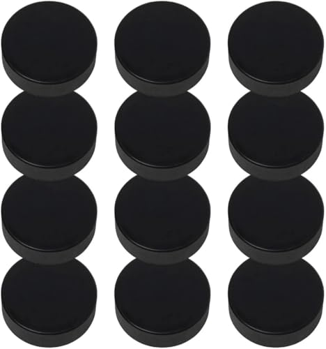 TronX Official Regulation Ice Hockey Pucks (12 Pack)