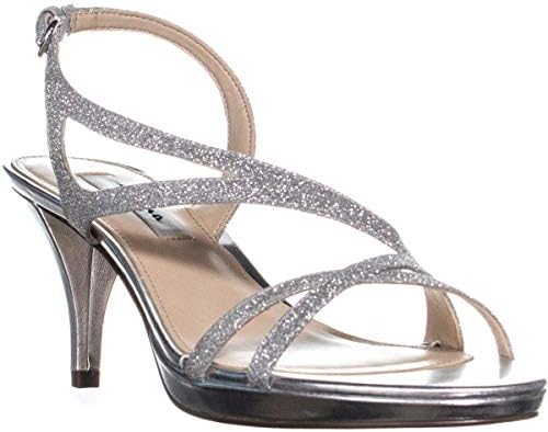 NINA womens Nura Platform, Silver, 8 US