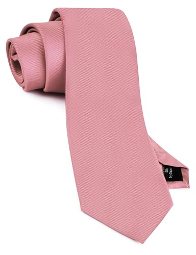 Image of GUSLESON Classic New 3.15 inch(8cm) Men's Solid Color Necktie Wedding Business Tie + Gift Box