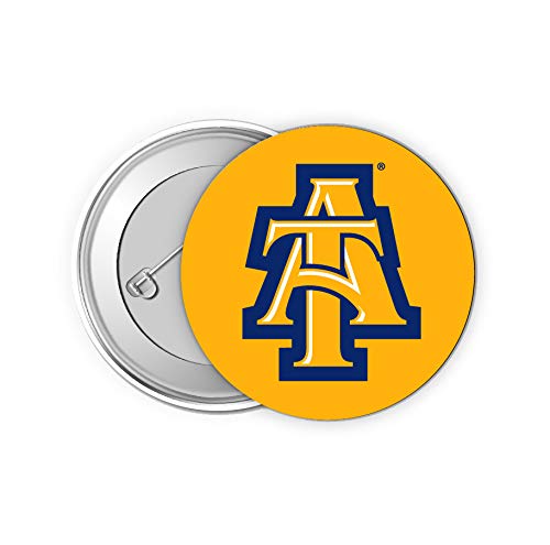 North Carolina A&T State Aggies 2 Inch Button Pin 4 Pack Officially Licensed Collegiate Product