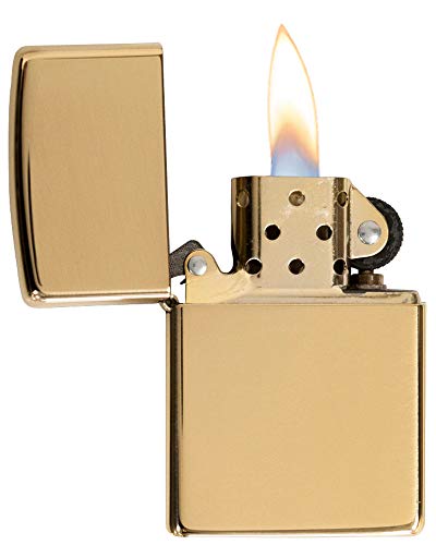 Zippo Armor High Polish Brass Pocket Lighter