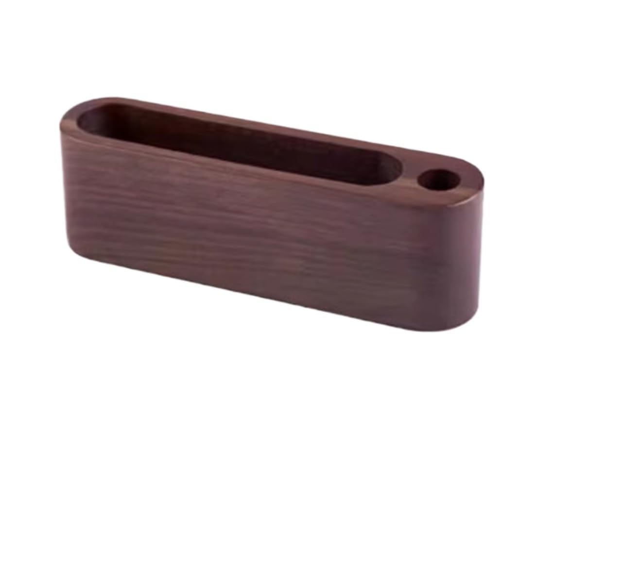SHENJMAI Wooden Business Card Holder Business Card Holder Wooden Organizer Office Desk name card Display Stand with Pen Slot Memo