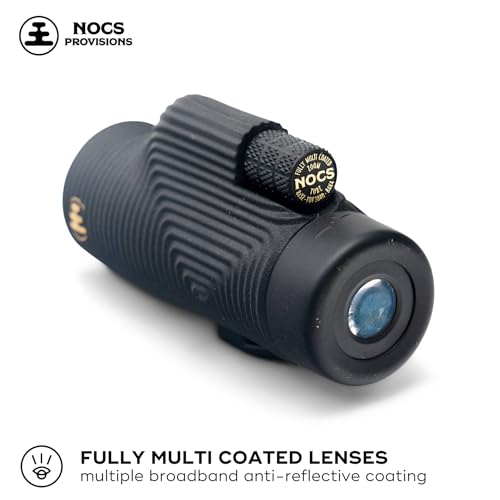Image of Nocs Provisions Zoom Tube 8x32 Monocular, Bird Watching & Backpacking | 8X Magnification Telescope, Bak4 Prism, Wide Field of View for Wildlife Viewing
