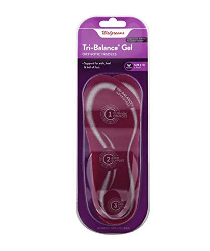 Plantillas Ortopédicas Gel Tri-Balance para Mujer 6-10 miniatura 1