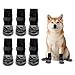 犬 靴下 滑り止め 6個セット 犬 用 靴下 滑り 止め マジックテープ付き 調整可能 足カバー 舐め防止 肉球保護 ドッグソックス 介護グッズ すべり止め 屋内屋外用