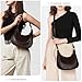 Imagen de GSenhui Bolso pequeño para mujer Y2K bolso de hombro pequeño elegante Hobo Shoulder Bag Women PU Cuero Bandolera Vintage para mujeres Viajes