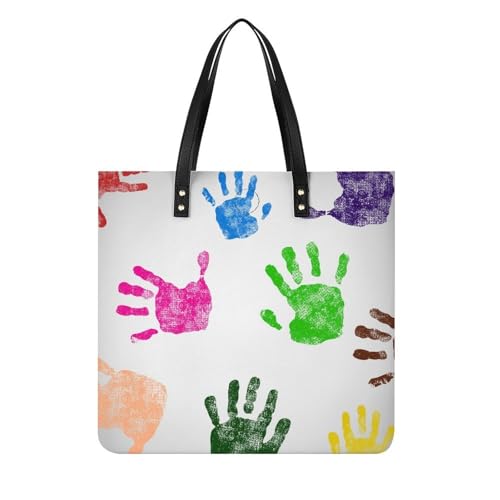Sac à main shopper grand format 39x39cm avec anses robustes pour épaule