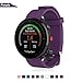 Produktbild Bemodst Armband für Polar Vantage M Watch, Silikon Handgelenk Uhrenarmbänder Fitness Sport Ersatz Uhrband Wechselarmbänder für Polar Vantage M Smartwatch (Lila)