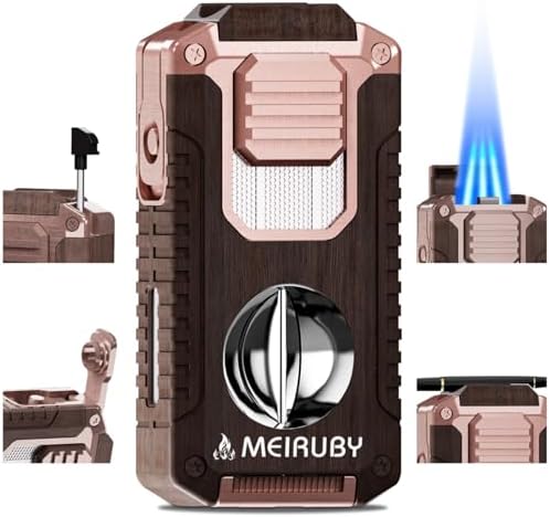 Stocking Stuffers Gifts for Men, 5-in-1 Butane Torch Lighter, Ref...