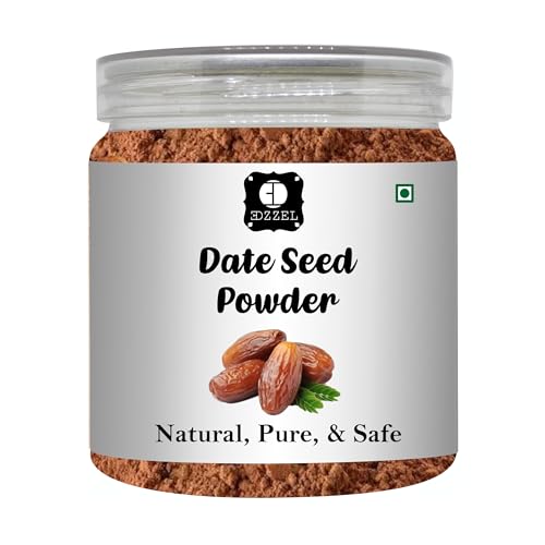 Image of EDZZEL Dry Roasted Date Seed Powder | Rich Roasted Aroma | Beverages Baking Desserts Coffee Alternative Mix