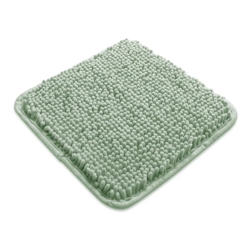 Yeaban Mini Badezimmerteppiche 30x30 cm – Dicke Chenille Badematten | Saugfähige und waschbare Badvorleger… – Ansicht 1