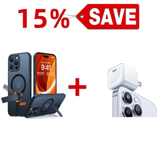 TORRAS Low Temp 30W USB C Charger & Magnetic Case — Buy Together to Save 15%