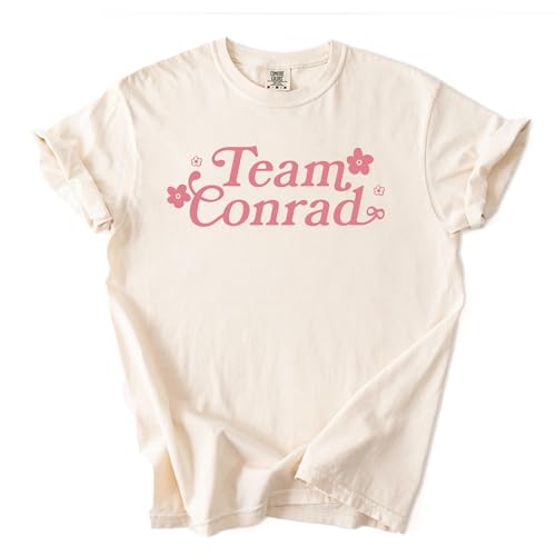 Team Conrad Shirt - Floral TSITP Tshirt Cute Shirt for Girlies XL Ivory