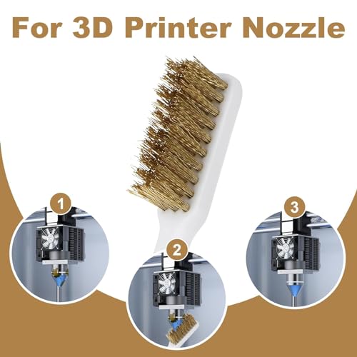 10 Stück Messingbürste, Messing Bürste, Messingbürste klein, Grillbürste Messing, Messingbürste Grill, Für 3d-Drucker, Rahmen, Türen Und Fenster Reiniger, Schmutz Schweißen Schlacken Rost