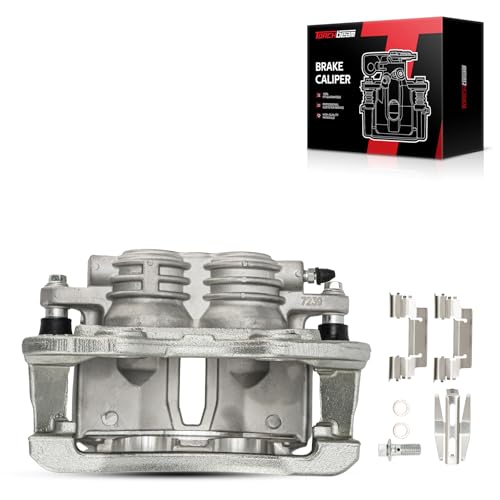 Image of Torchbeam Rear Brake Caliper Right for Chevrolet Silverado 1500 2001 2003-2006, Chevrolet Tahoe 2000-2006, GMC Sierra 1500 2001 2003-2006, Rear Right Caliper with Bracket Replace # 18P4765