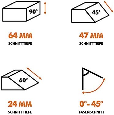 Bild 2 - Evolution Handkreissäge R185CCS Kreissäge Tauchsäge 1600W Inkl. Ø 185 mm HM-Sägeblatt Mehrzweck Multi-Material-Schneiden Holz, Aluminium, Stahl, Kunststoff | Scie Circulaire mit Führungsschiene