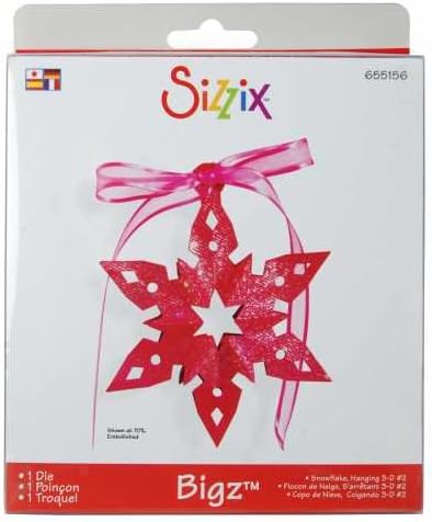 Ellison Sizzix Bigz BIGkick/Big Shot Die-3-D Hanging Snowflake #2