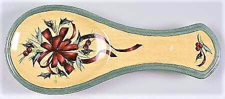 Lenox Winter Greetings Everyday Ceramic Spoon Rest