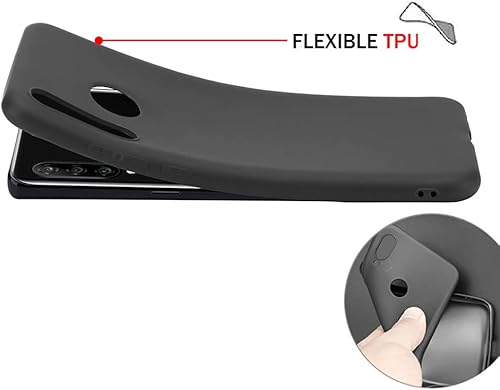 Miniatura 2 de Funda para Motorola Moto G72, Carcasa Protectora Suave Anti-Arañazos Negra Silicona Flexible TPU Funda Protectora Para Motorola Moto G72 (6.55") -