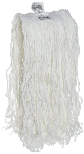 Image of Rubbermaid Commercial Economy Mop Head #16, 1-Inch Headband, Rayon Yarn, White