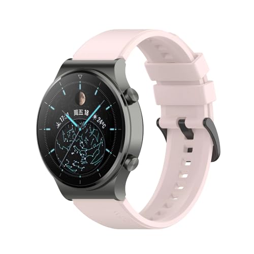 Bracelet de montre 22 mm en silicone respirant pour Huawei GT 2