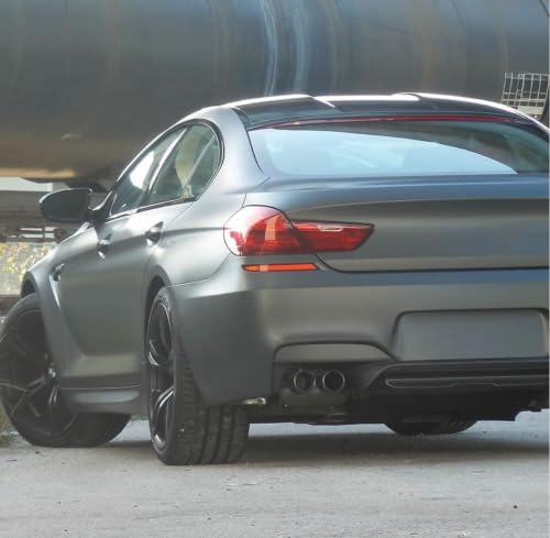 Image of WALLMATE? Matte Wrap Vinyl Peel and Stick Car & Bike Wrap Sheet Vinyl Car Wrap Sheet Roll Film Sticker Decal Sticker (24x60 /Inch, Gun Metal Grey Mat)