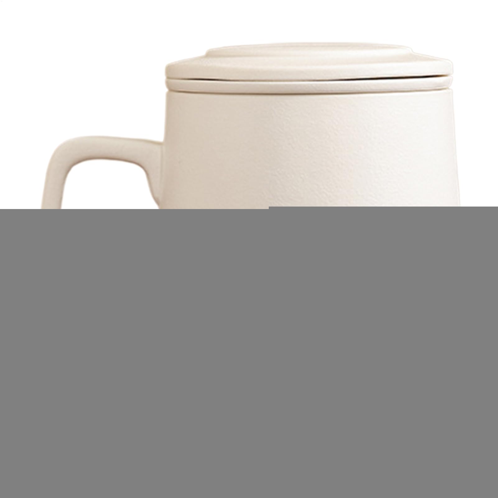 Taza infusora de té de cerámica de 360 ml con infusor, taza con filtro, botella infusora de té para hombres, mujeres, hogar, trabajo, café, viajes, amantes del té, regalos, fiestas