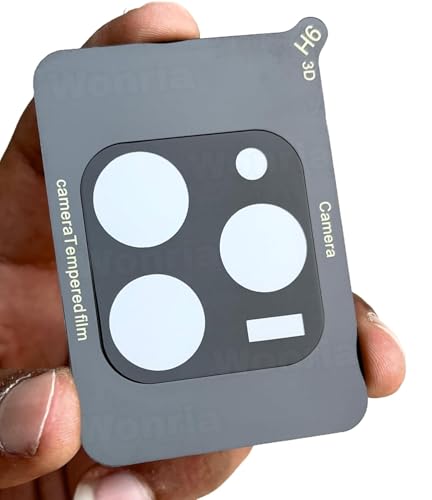 Image of Pack 1- Back Camera Lens Protector for Realme 15T 5G [3D Premium] Camera Glass Protector (Black)