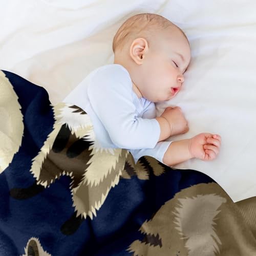 Couverture polaire microfibre 150x130 cm pour lit et canapé