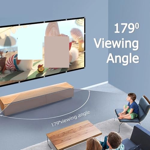 Pantalla portátil plegable de proyector 4K HD 150 pulgadas miniatura 2